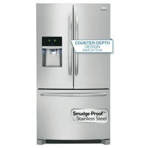 Frigidaire Gallery 23 cu. ft. French Door Refrigerator in Stainless Steel, Counter Depth FGHF2366PF