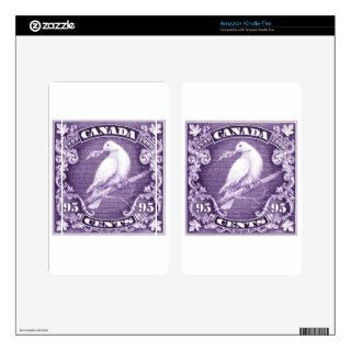 2000 Canada Peace and Love Dove Postage Stamp Skin For Kindle Fire