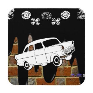 CLASSIC CAR BRICK  BACKGROUND PRODUCTS BEVERAGE COASTERS