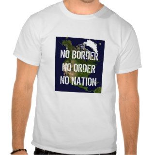 NO BORDER    NO NATION T SHIRT