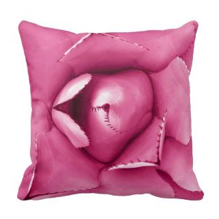 Pin Cushion Optical Illusion Throw Pillow Hot Pink