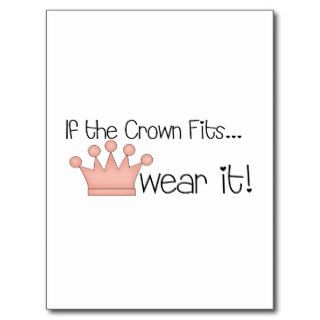 Pink Princess · If the Crown FitsPostcard