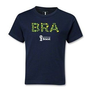 FIFA World Cup 2014 2014 FIFA World Cup Brazil(TM) Kids Brazil Elements T Shirt (Navy) Clothing