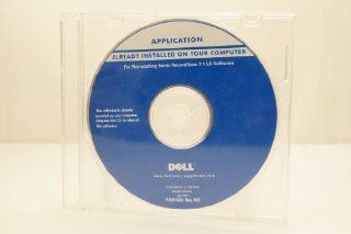 Dell Application Reinstalling Sonic RecordNow 7.1 LE Software Install Disc Year April 2004 Part Number P4884 Rev. A00 Computer Software Program Install Software