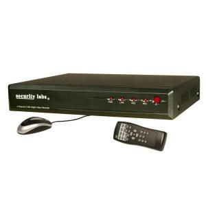 Security Labs 4 Channel 500 GB Hard Drive DVR with Remote Viewing DISCONTINUED SLD254
