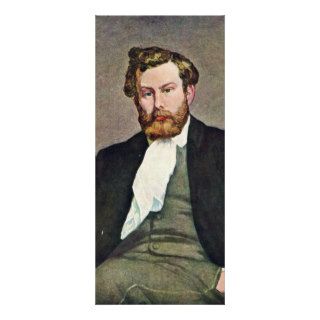 Portrait Of The Painter Alfred Sisley By Pierre Au Rack Card