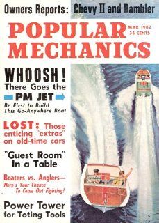Popular Mechanics   March 1962   (Volume 117 Number 3) Various Hicks Books