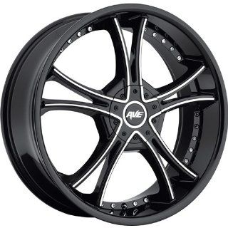 Avenue A604 18 Black Wheel / Rim 4x100 & 4x4.5 with a 40mm Offset and a 73.00 Hub Bore. Partnumber A604 1875000840B Automotive