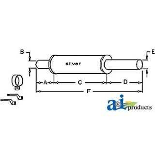 A&I   Muffler. PART NO A 70229531