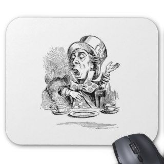 Alice In Wonderland. The Mad Hatter Mouse Pads