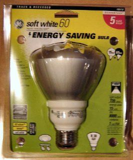 8 Pack GE R30 FLOOD TRACK OR RECESSED LIGHT COMPACT FLUORESCENT CFL BULBS 15W60W STANDARD SCREW BASE. 6000 HOURS LIFE. ENERGY STAR UL LISTED. SOFT WHITE COLOR. GE PART NUMBER 49610    