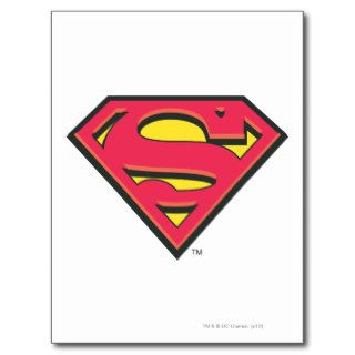 Classic Superman Logo Post Card