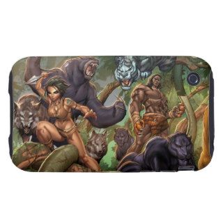 Jungle Book #1A   All Characters and Animals Tough iPhone 3 Cover