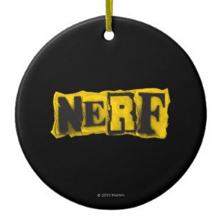 Nerf Rebel   Yellow Christmas Ornament