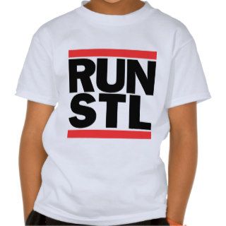 RUN STL St Louis Missouri Tee Shirts