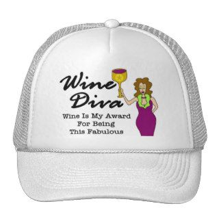 Wine Diva "Fabulous" Trucker Hats