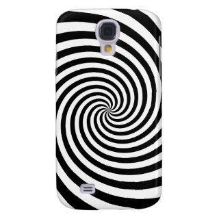 Black Spiral Galaxy S4 Covers
