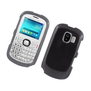 Alcatel One Touch OT 871 OT 871A Black Carbon Fiber Print Glossy Cover Case Cell Phones & Accessories