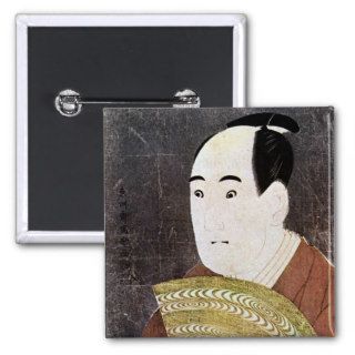 江戸の歌舞伎役者, 写楽 Edo Kabuki Actors, Sharaku, Ukiyoe Buttons