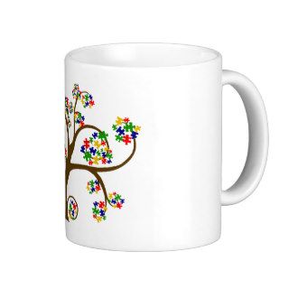 Autism Tree of Life Coffee Mugs