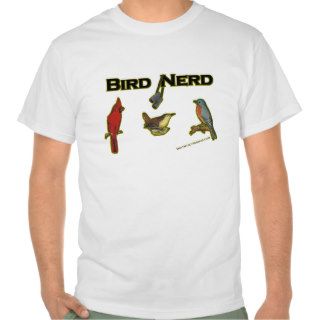 Bird Nerd Tee Shirts