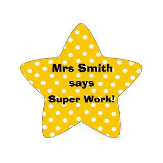 Personalizable Teacher stickers    Super Work