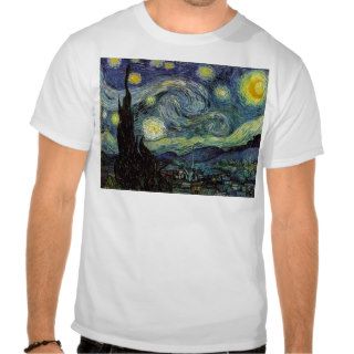 Vincent van Gogh   Starry Night T shirts