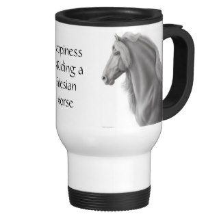 Friesian Horse Travel Mug