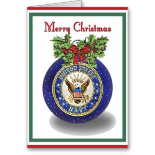 Military Navy Christmas Card