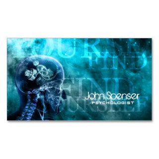 Psychologist Cosmo Blue Business Card