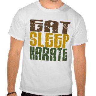 Eat Sleep Karate 1 Tees