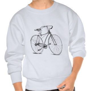 Vintage Retro Bicycle Cycling Art Sweatshirt