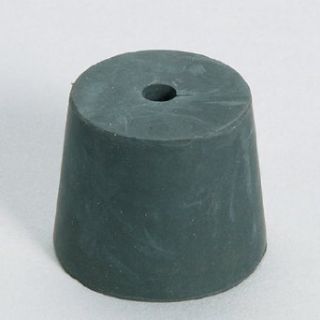 Rubber Stopper, One Hole, Size 4, Top 26mm, Bottom 20mm, Approx. No. per lb 33 Science Lab Rubber Stoppers