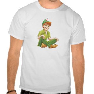 Peter Pan Sitting Down Disney T Shirts