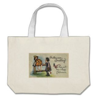 Vintage Halloween Greeting Cards Classic Posters Bag