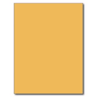 Butterscotch Caramel Yellow Color Trend Template Postcards