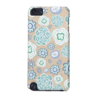 Designer Flowers Pattern itunes IPOD Touch Cover