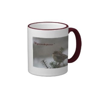 "His eye is on the sparrow" Coffee Mugs