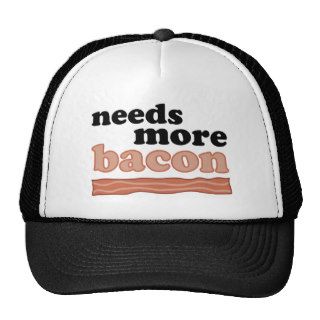 Needs More Bacon Mesh Hats