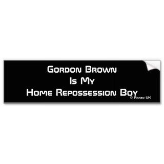 Home (Repossession) Boy Bumper Stickers