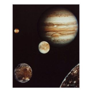 Jupiter and Moons Print