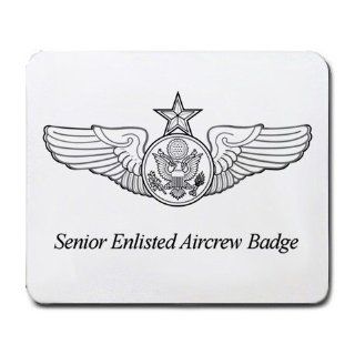Senior Enlisted Aircrew Badge Mouse Pad 