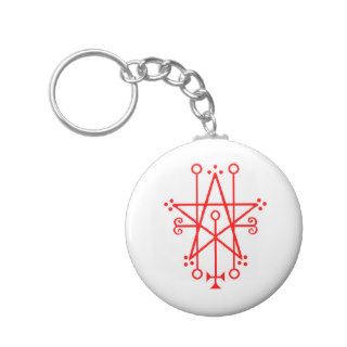 Astaroth Demon Sigil Gothic keychain
