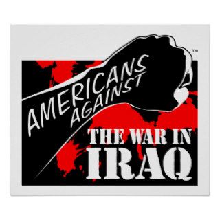 Americans Against the War in Iraq Posters