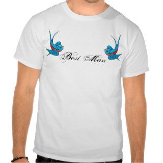 Tattoo Swallow Birds Best Man Tshirt