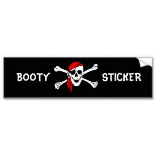 Pirate Skull and Crossbones Bumper Sticker