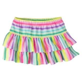 Girls Striped Scooter   Multicolor M