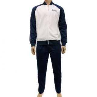Nike Mens White/Navy 436749 Full Tracksuit Size L  Athletic Tracksuits  Sports & Outdoors