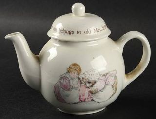 Wedgwood Mrs Tiggy Winkle Miniature Tea Pot & Lid, Fine China Dinnerware   Chara