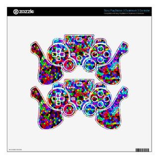 Stained Glass Colors Mosaic Skin For PS3 Controller